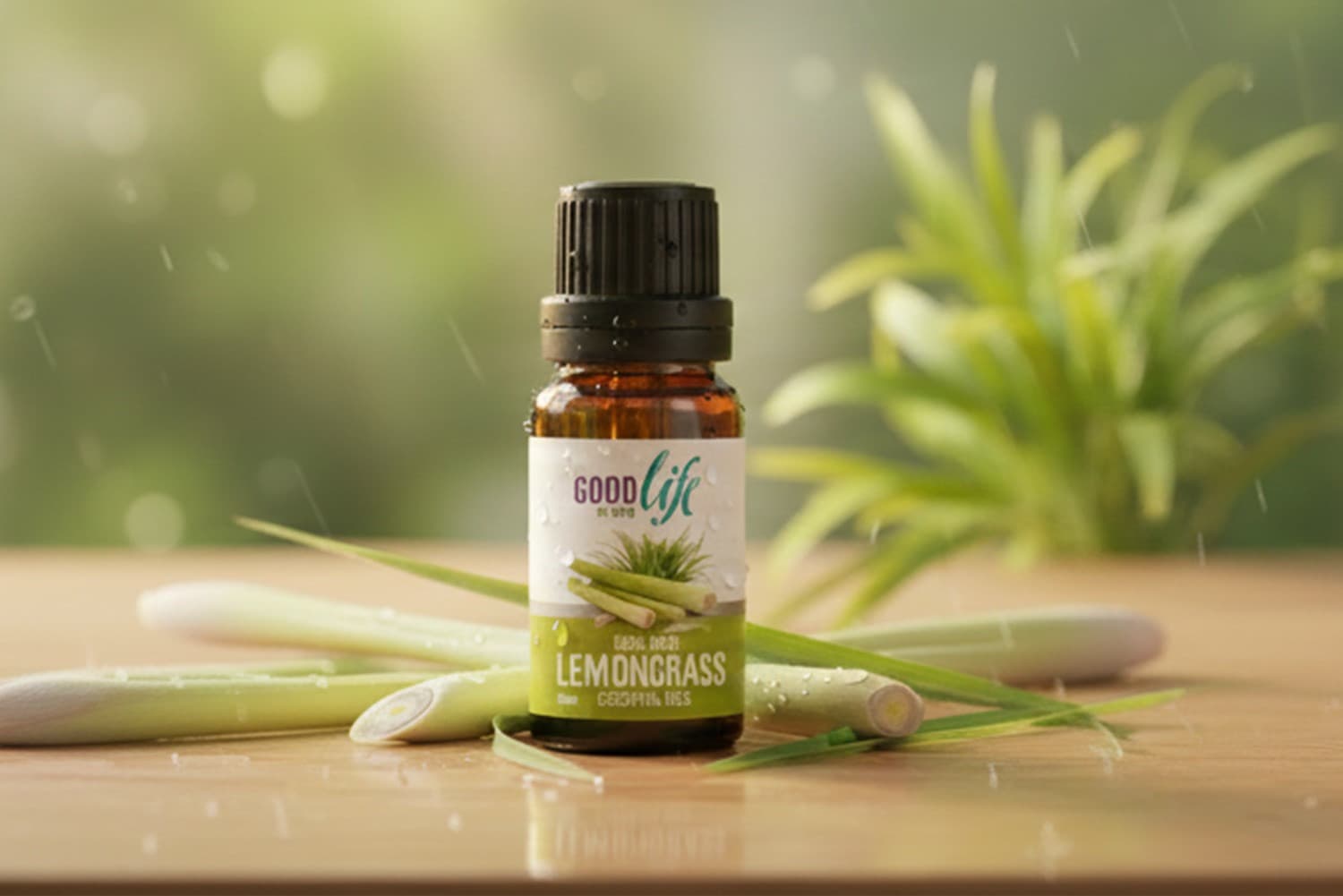 Pure Lemongrass Essential Oil (10 ml)